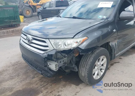 2013 Toyota Highlander Se V6 из США, поврежденный, VIN 5TDBK3EH1DS236291